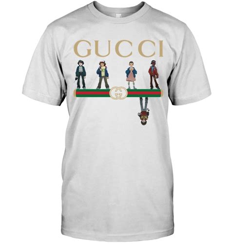 gucci x stranger things shirt|Gucci jersey t shirt.